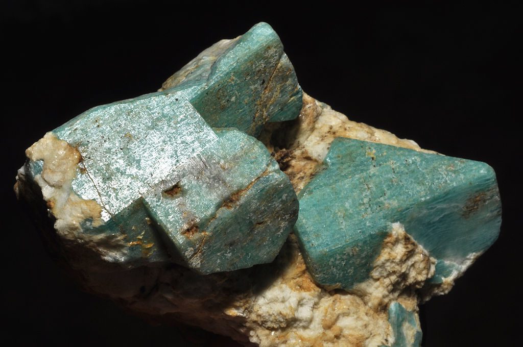 cristales de amazonita - Etiopía