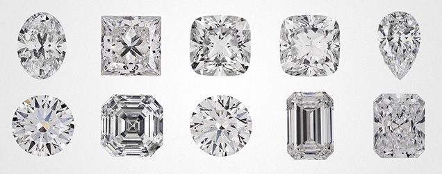 Estos diamantes cultivados mediante CVD de tamaño considerable tienen altos grados de color y claridad.