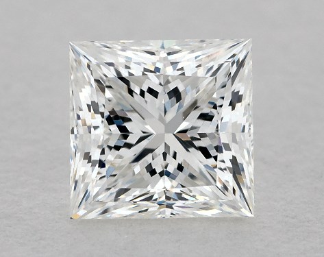 0,72 ct Diamante princesaF Color VVS2 Claridad Buen corte James Allen