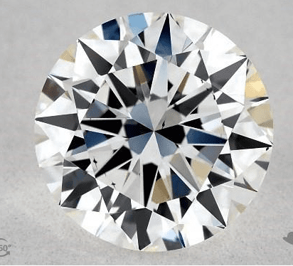 Diamante redondo de 1,01 quilates