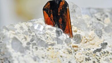 Cristales de cuarzo Brookite - Pakistán