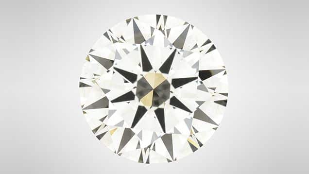 Diamante cultivado en CVD de color M con un peso de 7,07 quilates.