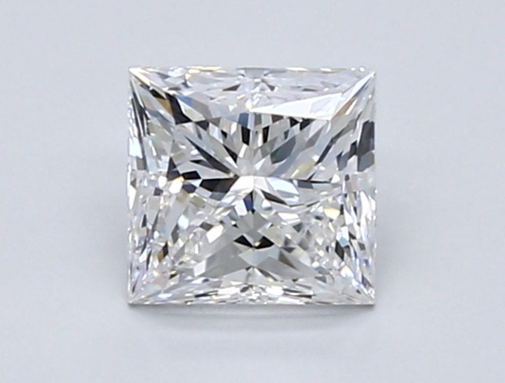 Diamante talla princesa de 1,00 quilates