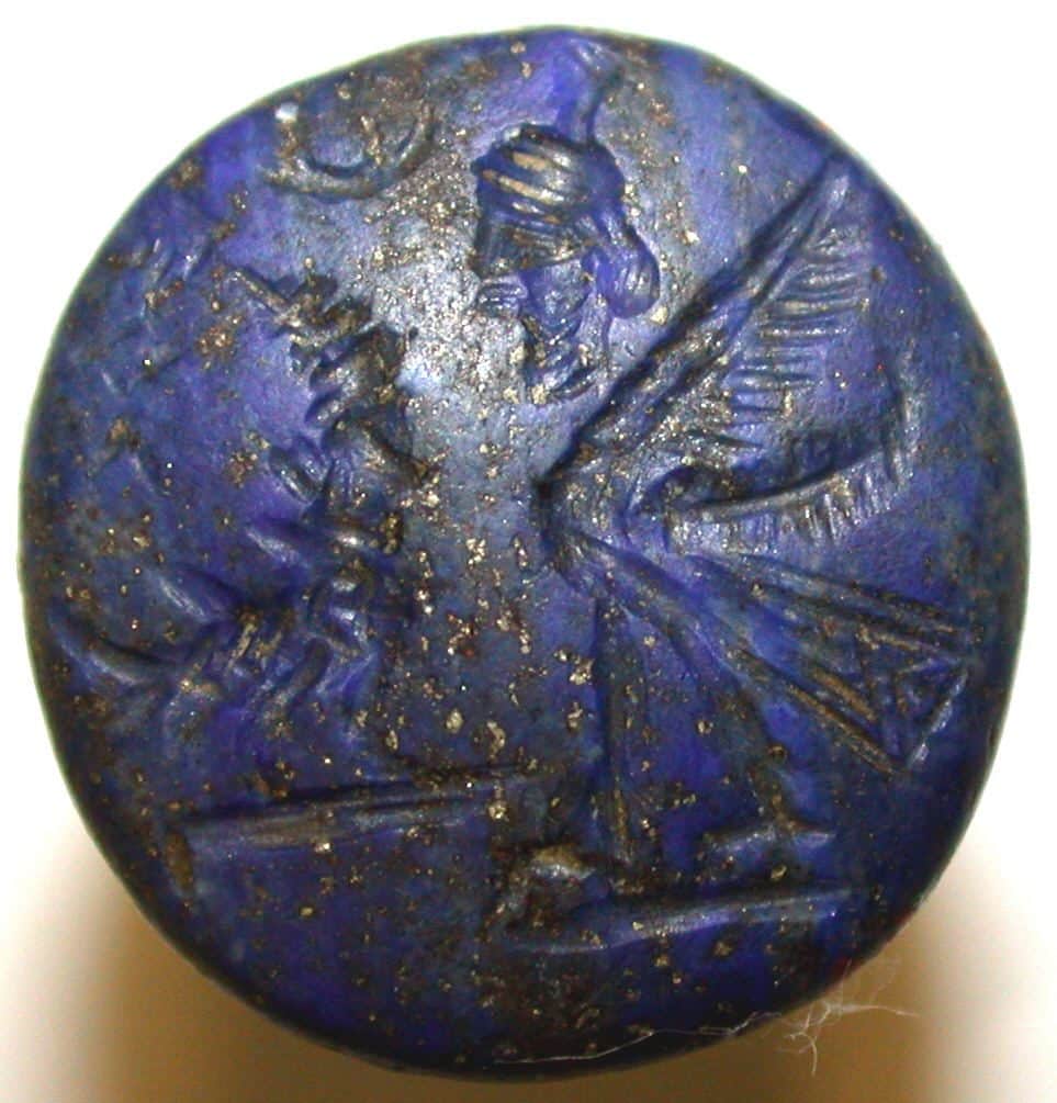 Sello de lapislázuli - Mesopotamia