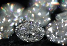 matriz de diamantes brillantes