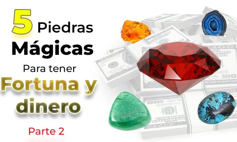 5 gemas mágicas con riqueza, dinero, abundancia 💰💵🍀